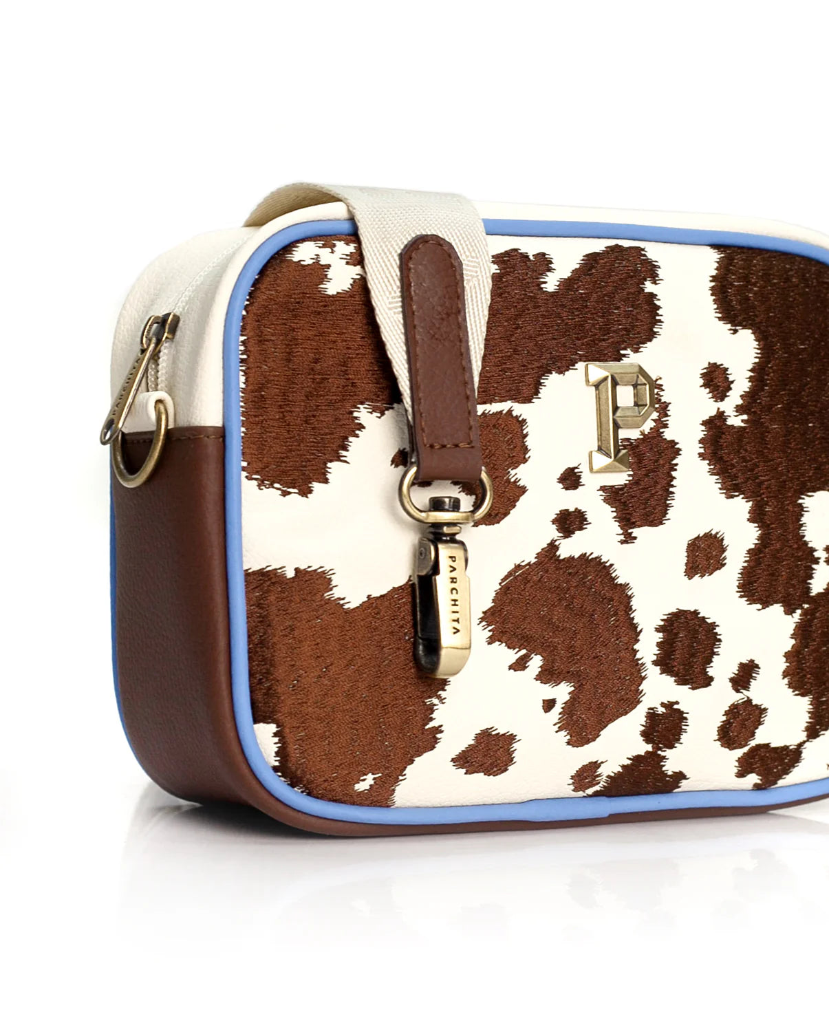 Parchita Bandolera MUUBA Ivory x Marrón