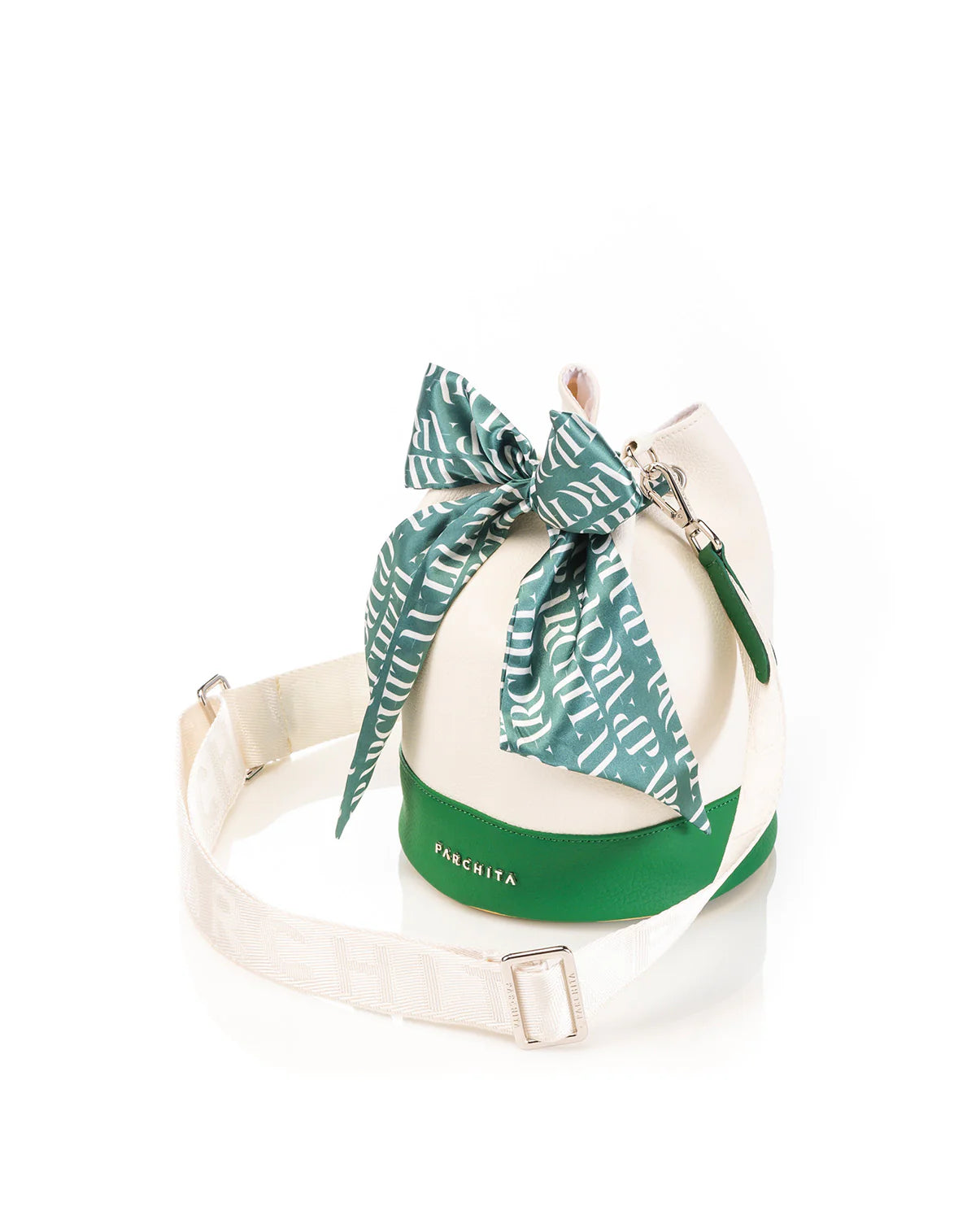 Parchita Vilma Ivory x Verde Colección LA FABRICA