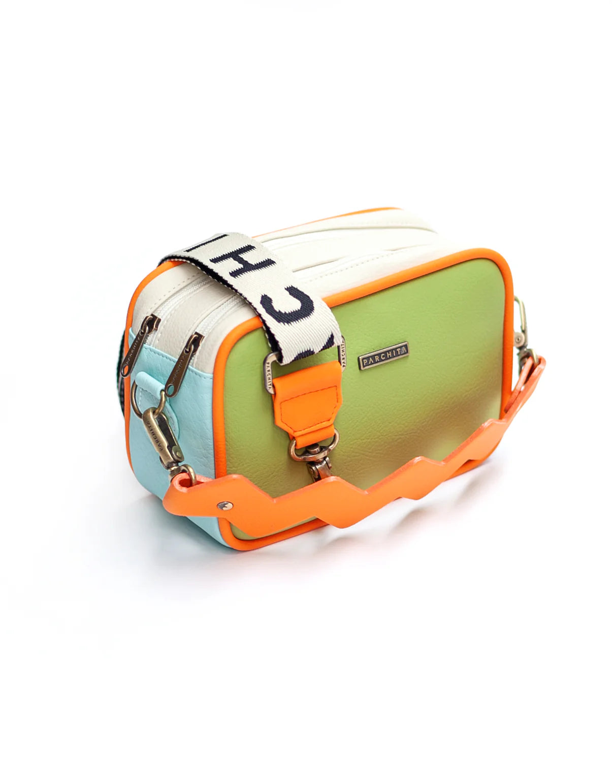 Bandolera Parchita Dalia Verde Manzana Menta