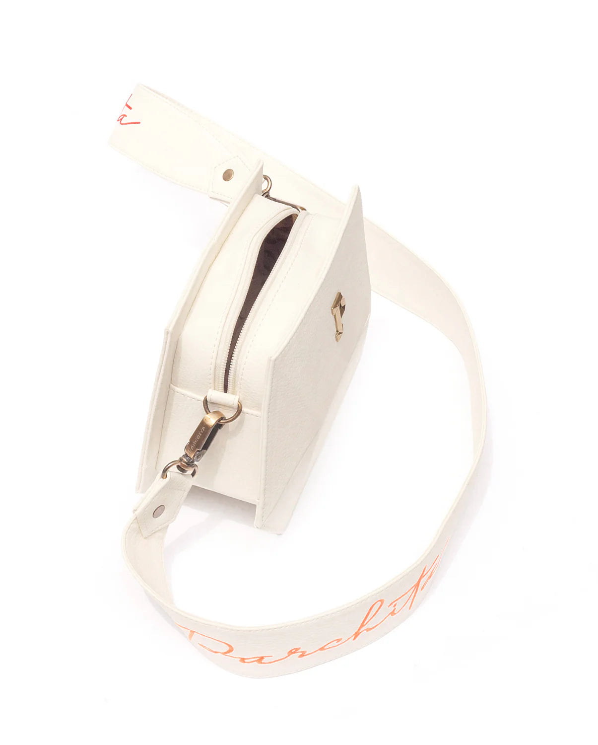 Cartera Parchita Simona Blanco