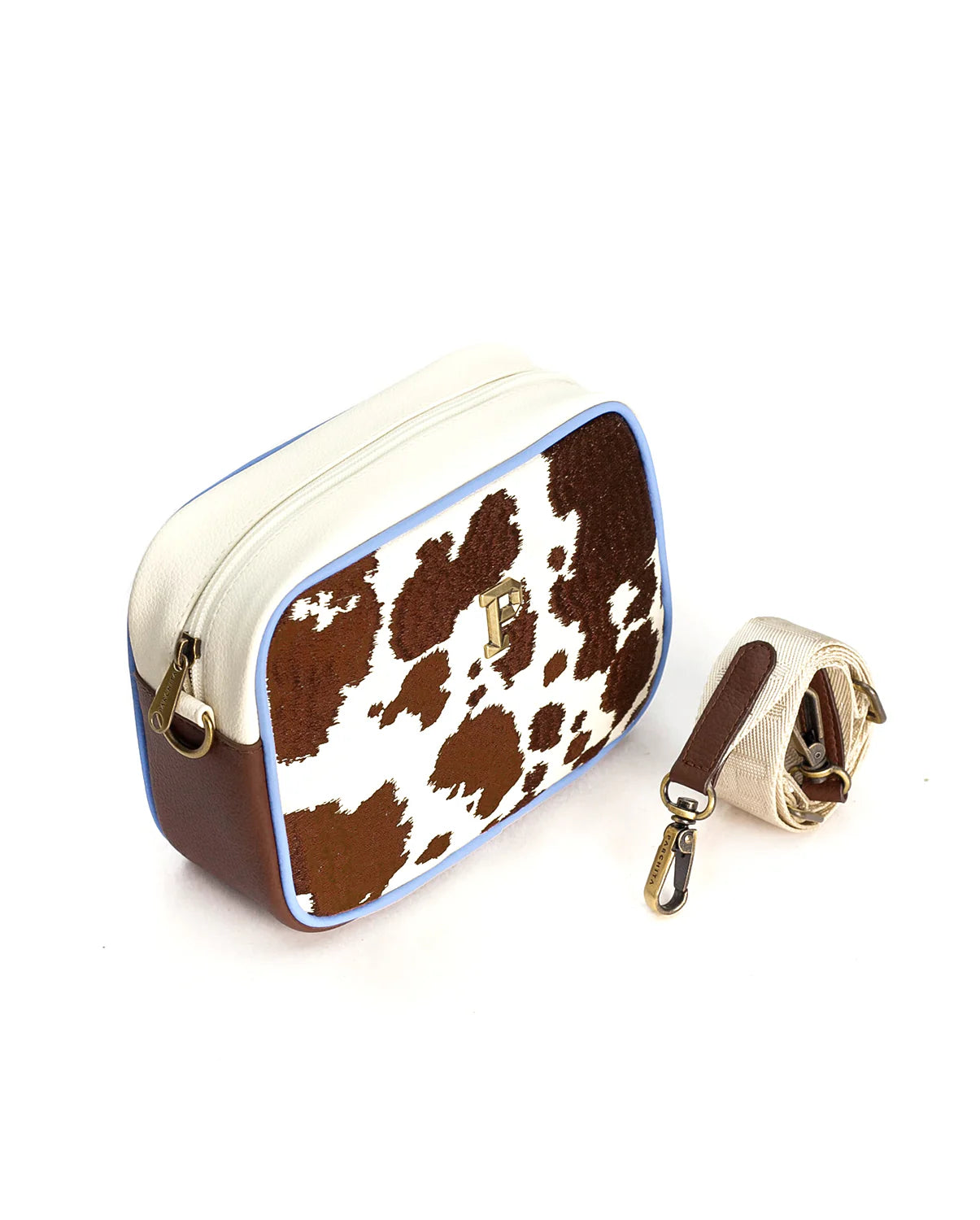 Parchita Bandolera MUUBA Ivory x Marrón