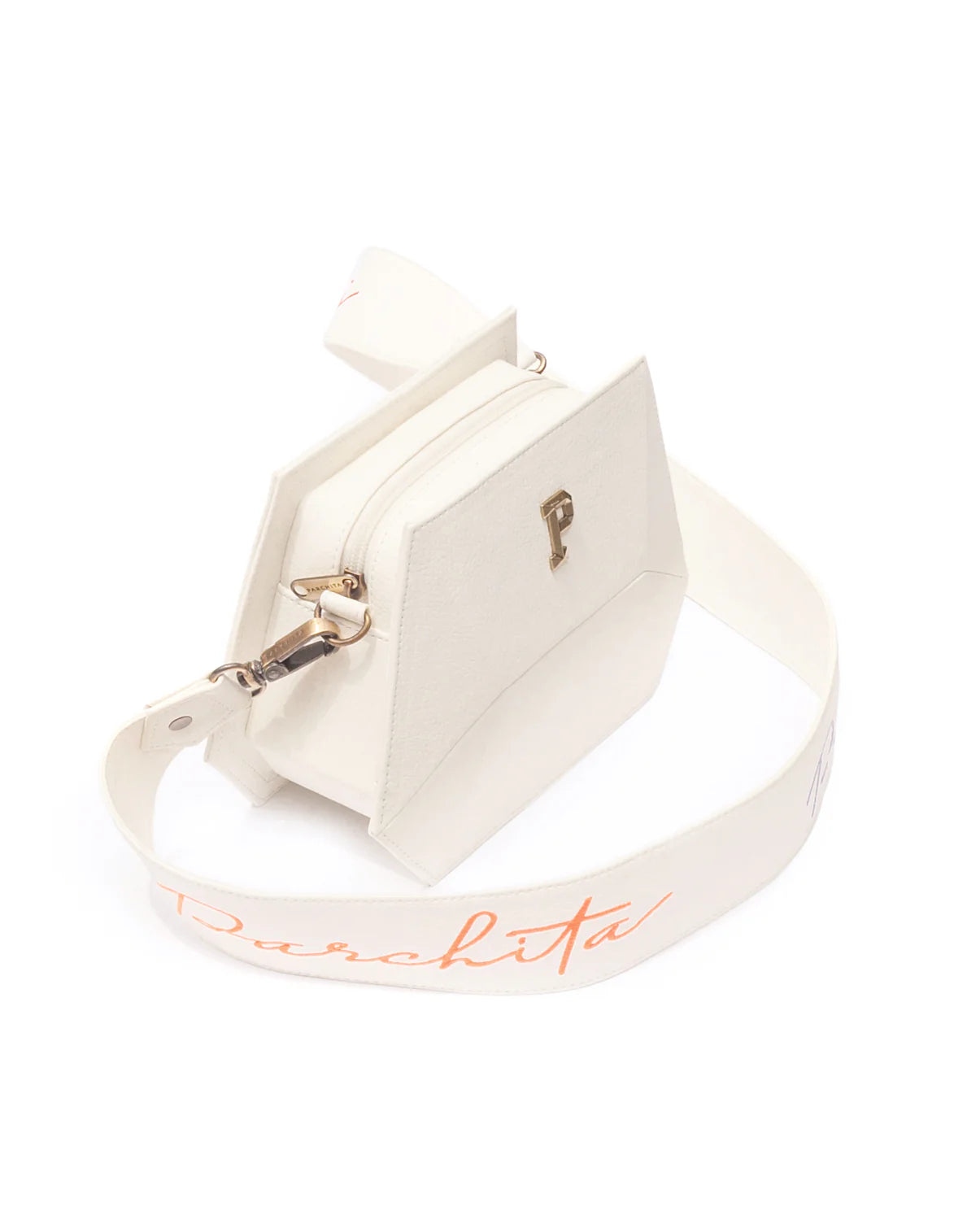 Cartera Parchita Simona Blanco