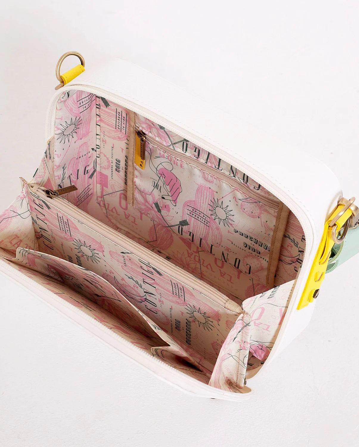 Parchita Flora Bag (White)