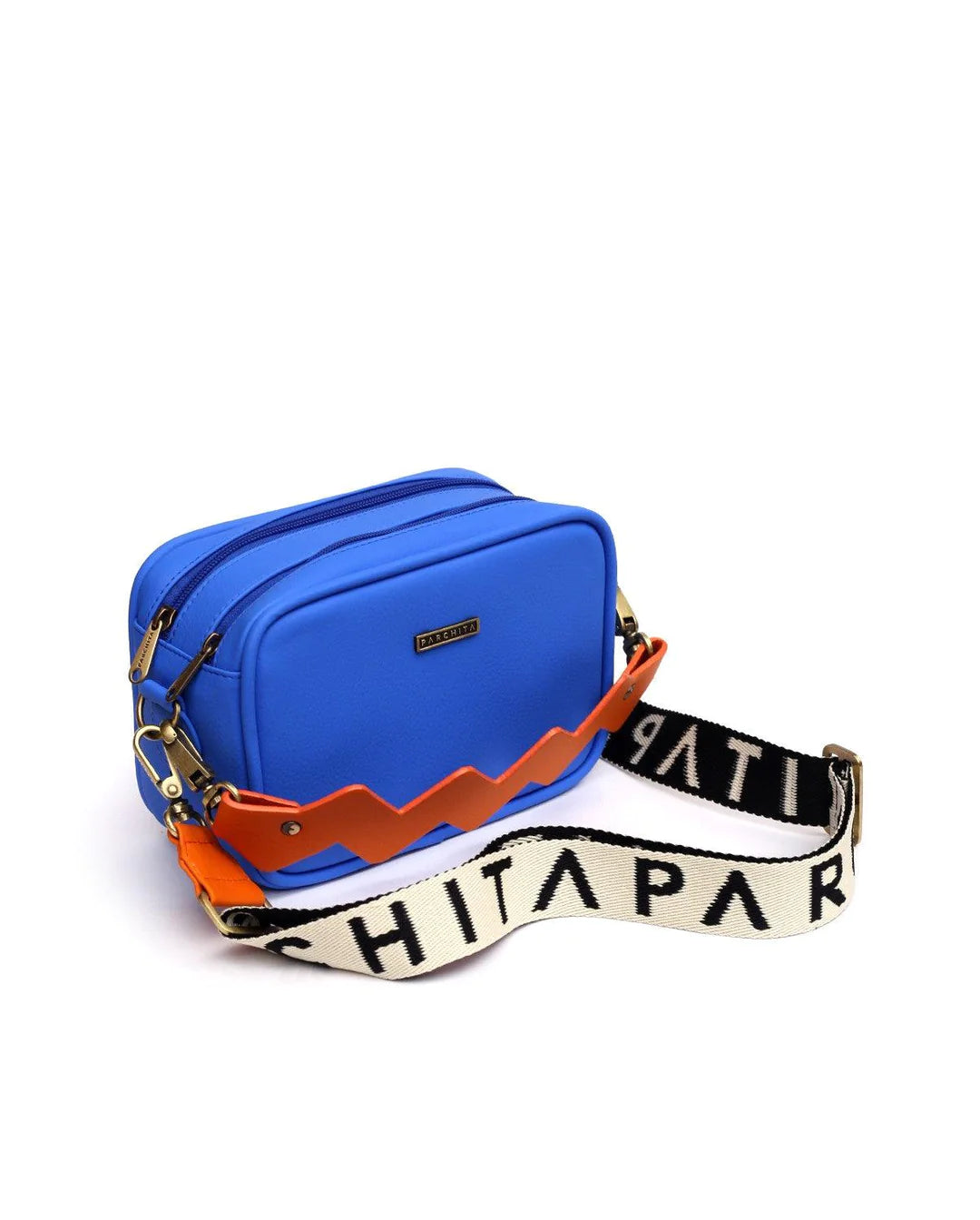 Bandolera Parchita Dalia Azul