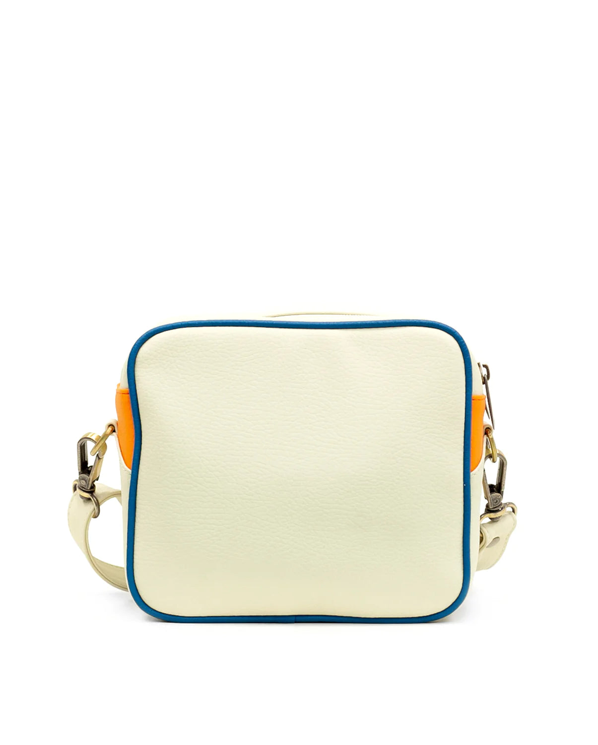 Bandolera Parchita Panal Beige & Mandarina
