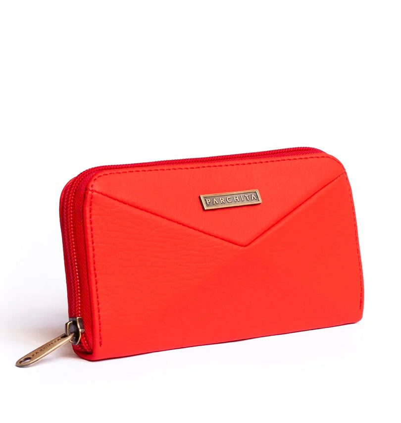 Parchita Poly Petit Red Wallet