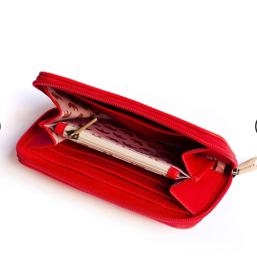 Parchita Poly Red Wallet