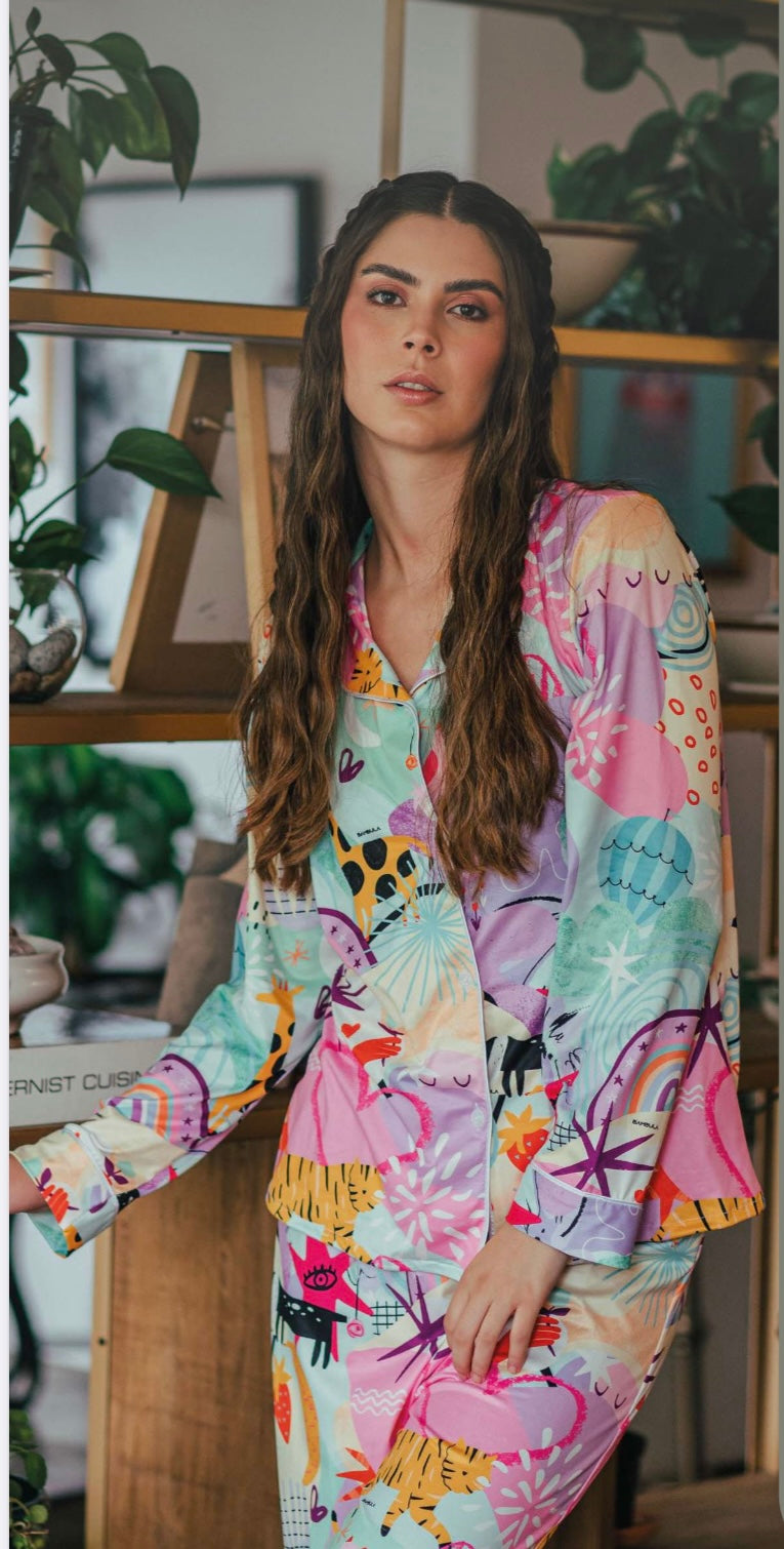 Pajama Bambula Fantasía (LONG SLEEVED AND PANTS)
