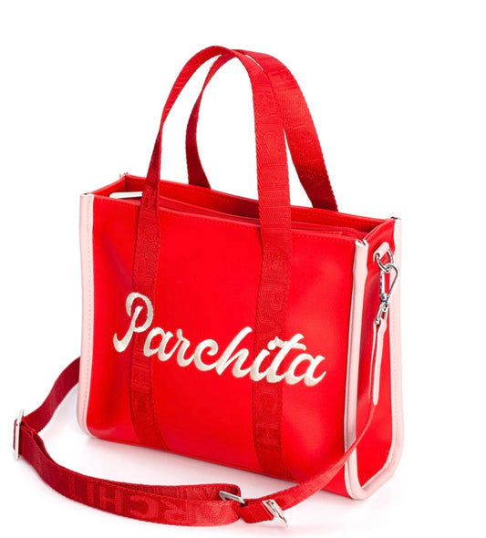 Parchita Mini Shopping Julia Red LA FABRICA Collection