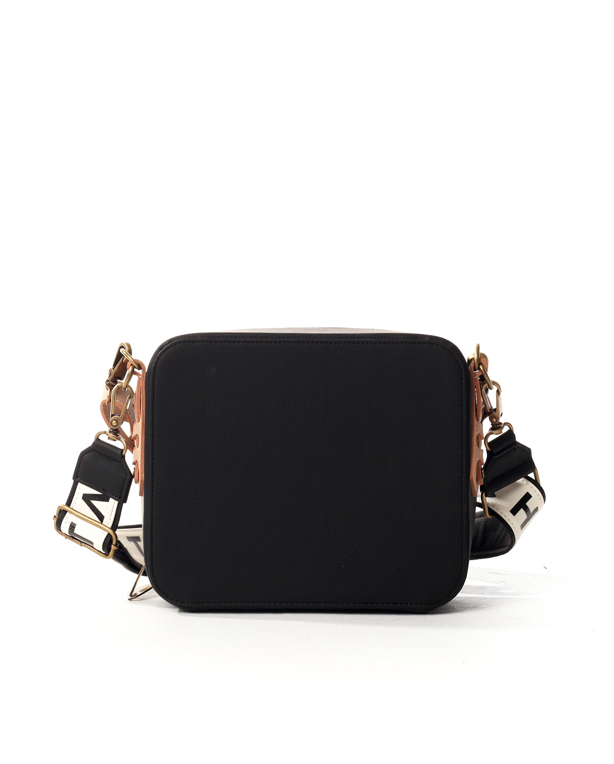 Cartera Flora (Negro) Parchita