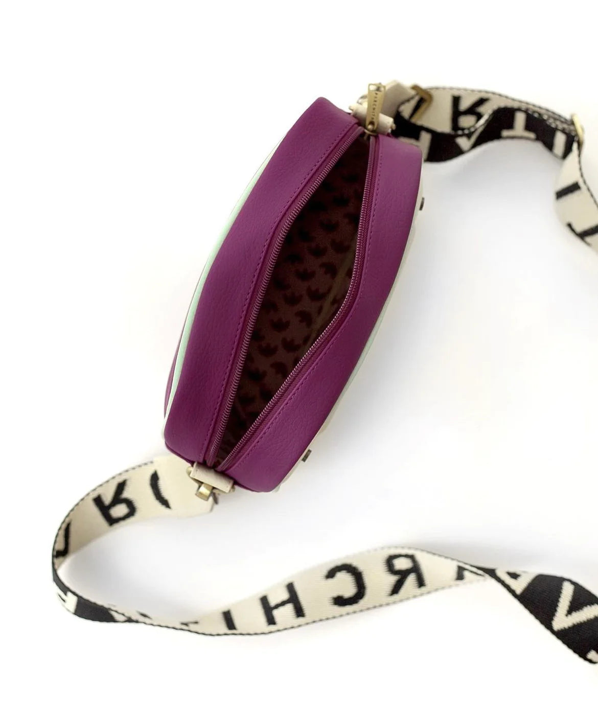 Bandolera Parchita Nuba Morada