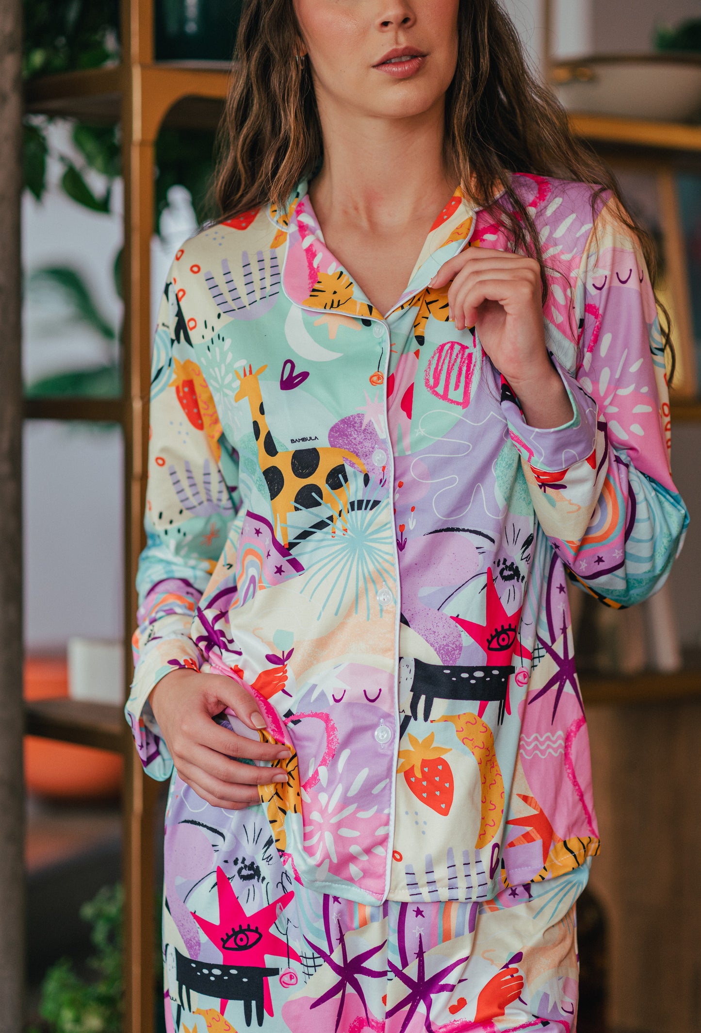 Pajama Bambula Fantasía (LONG SLEEVED AND PANTS)