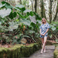 Pijama Bambula Selva Africana Azul (MANGA CORTA Y SHORT)