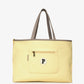 Parchita Amalia tote bag, Light gray x light yellow