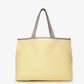 Parchita Amalia tote bag, Light gray x light yellow