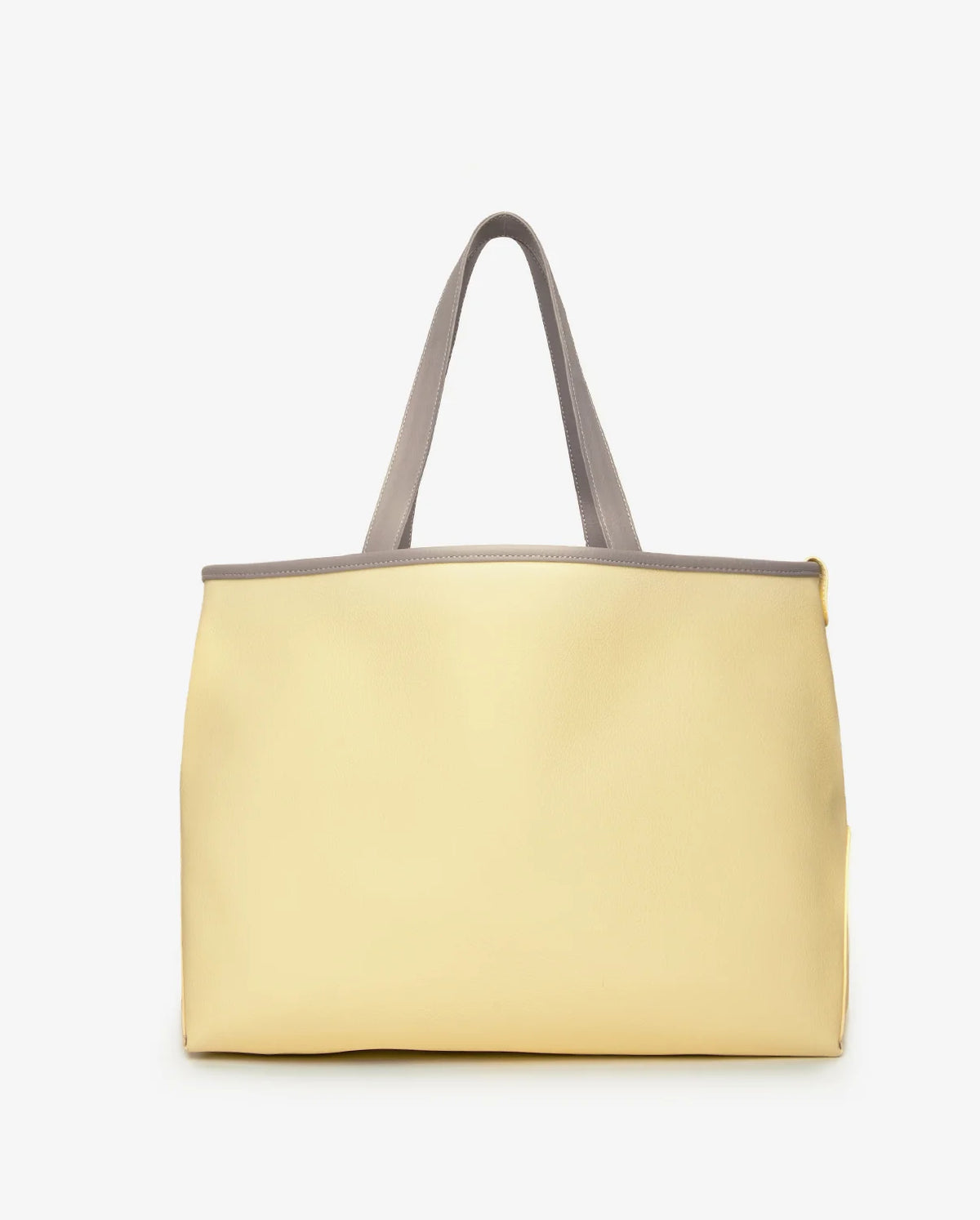 Parchita Amalia tote bag, Light gray x light yellow