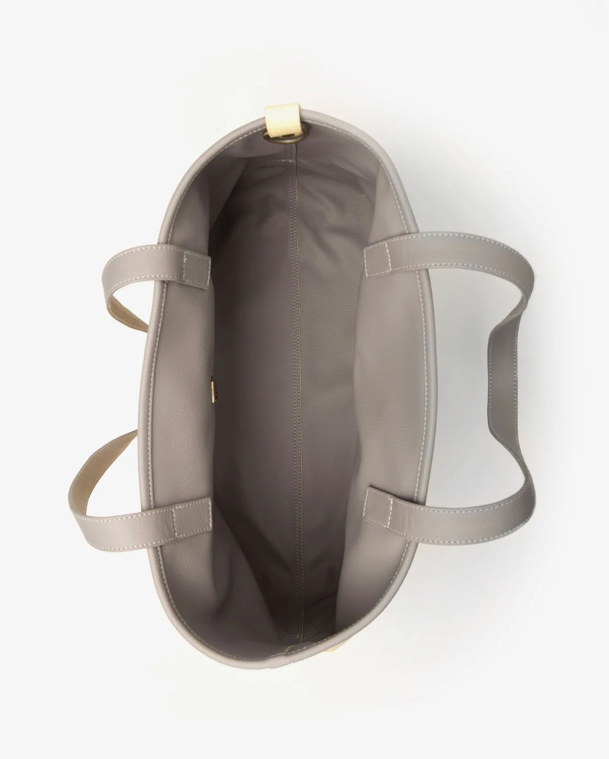 Parchita Amalia tote bag, Light gray x light yellow