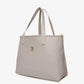 Parchita Amalia tote bag, Light gray x light yellow