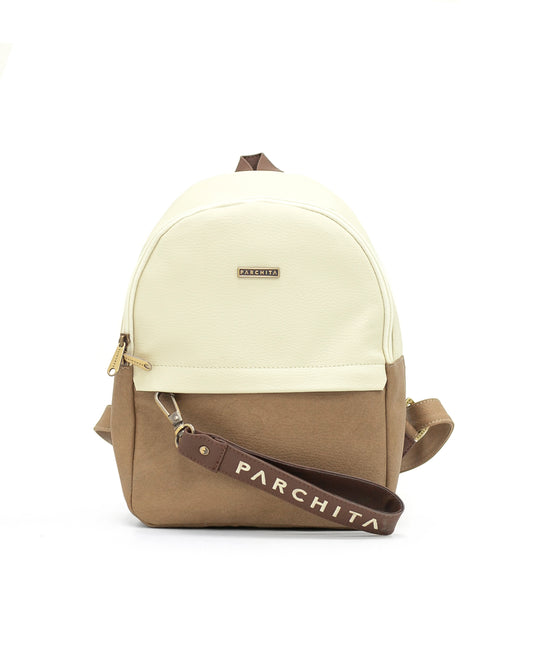 Parchita Bruno Beige Capuccino Backpack