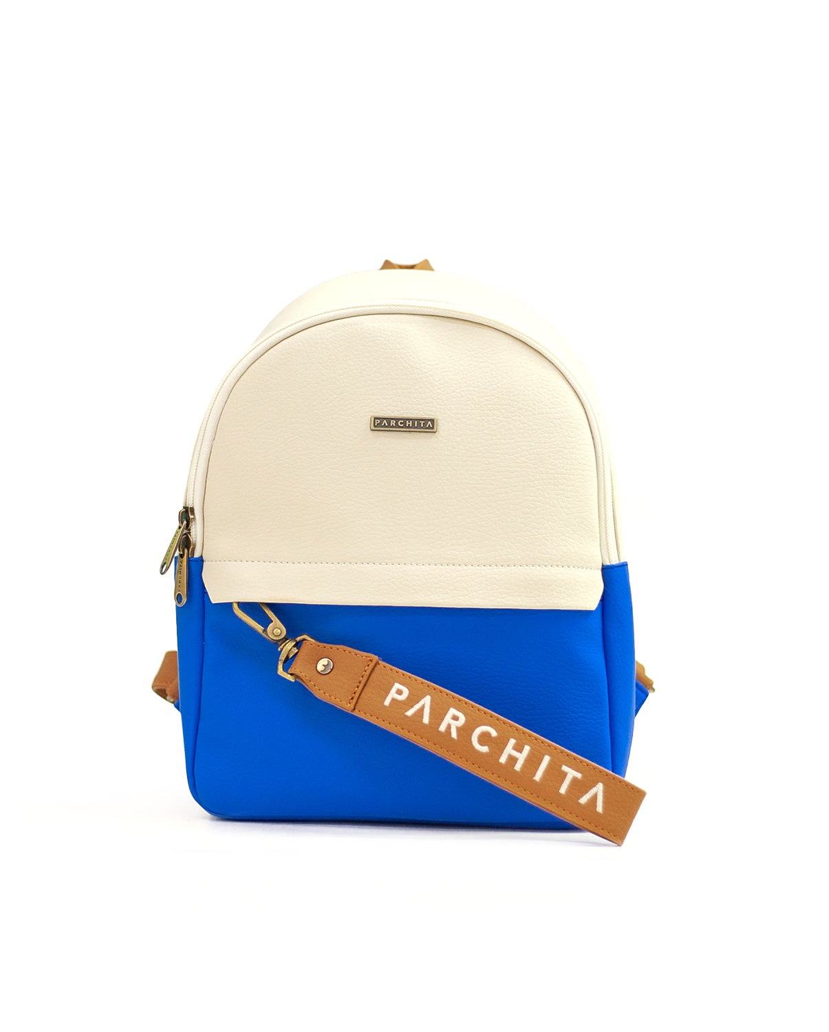 Parchita Bruno Beige Sapphire Backpack