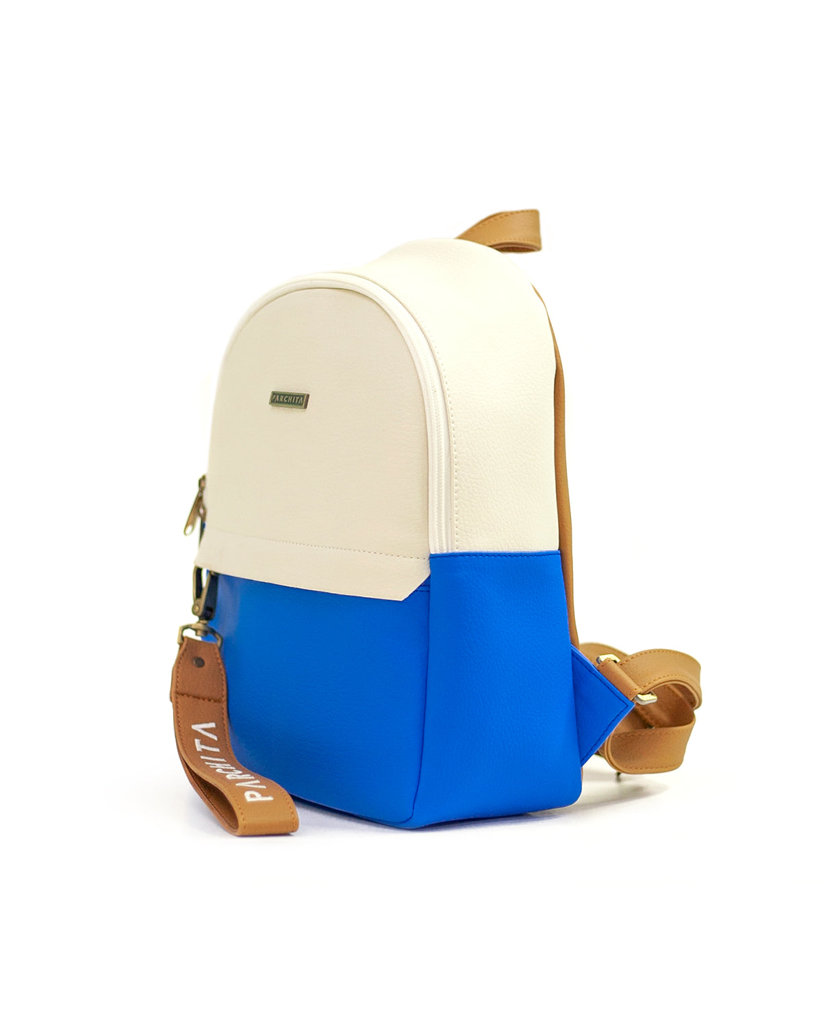 Parchita Bruno Beige Sapphire Backpack