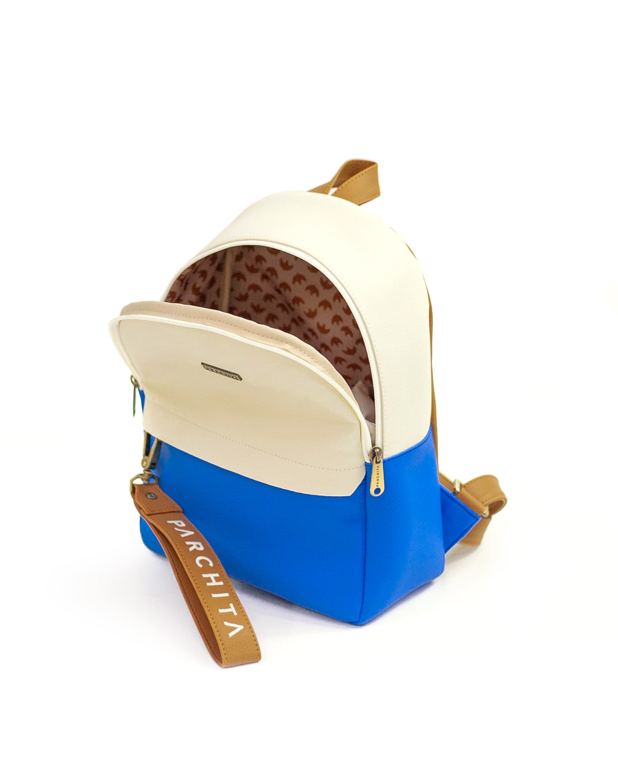 Parchita Bruno Beige Sapphire Backpack