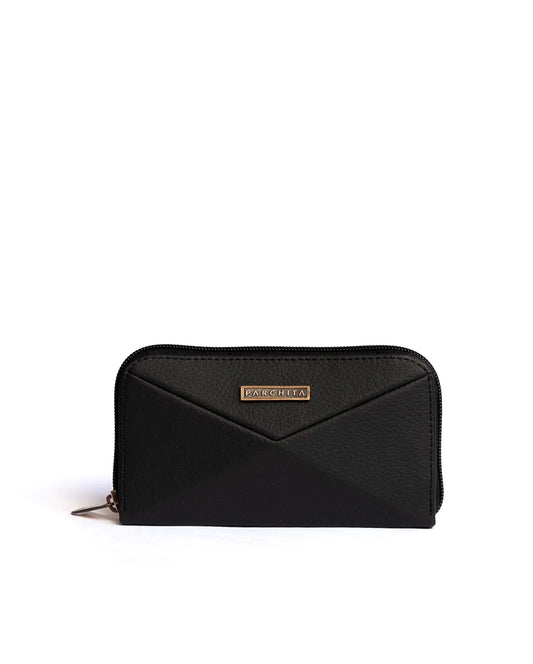 Billetera Parchita Poly Negra