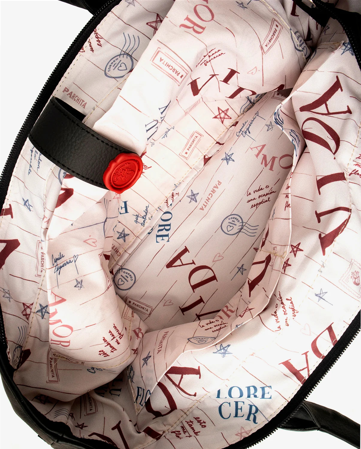 Parchita Gatsby Tote Bag Black